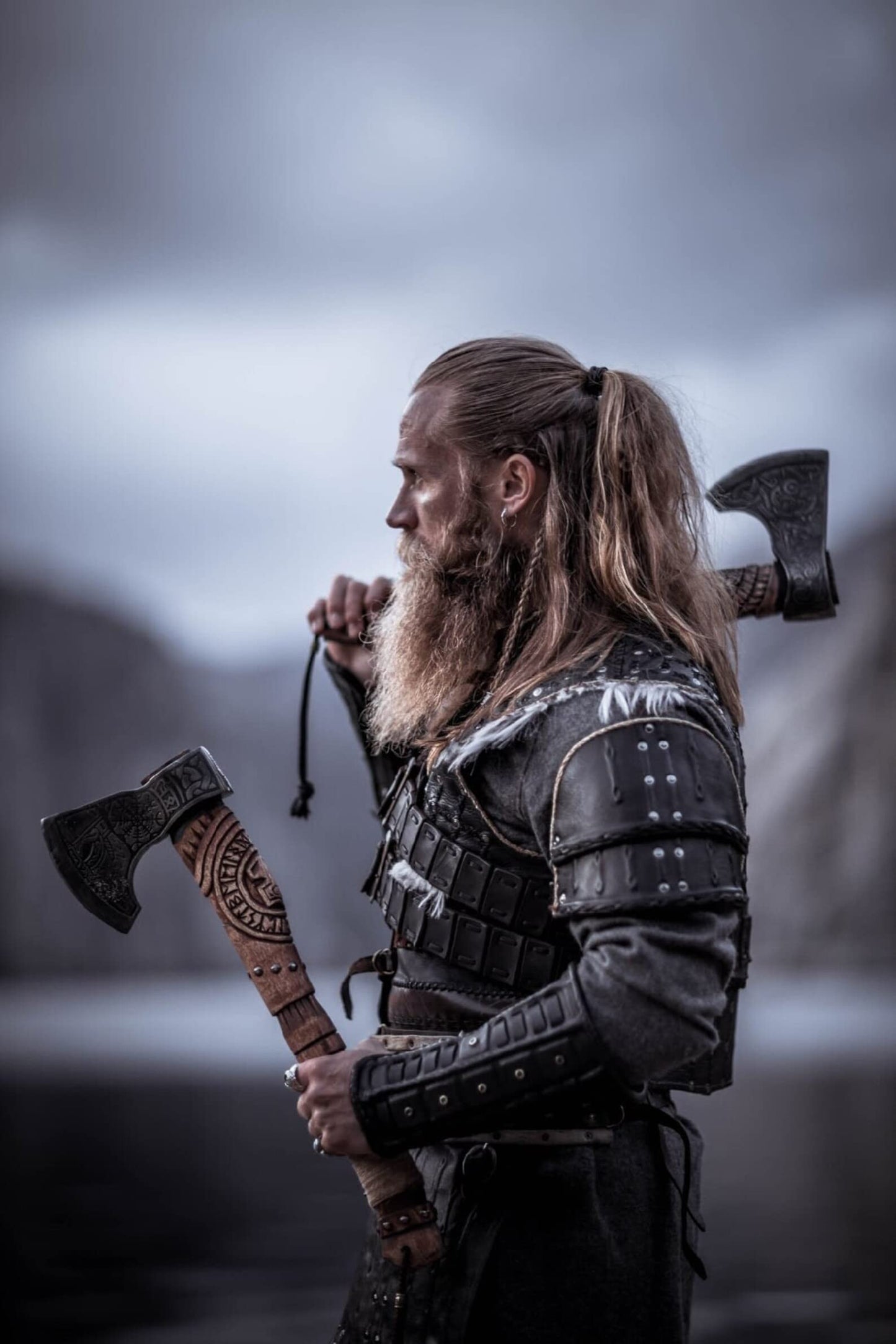 Custom Gift Forged Carbon Steel Viking Axe
