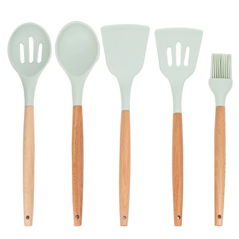 Silicone Kitchen Utensil Set with Wooden Handles .jpg