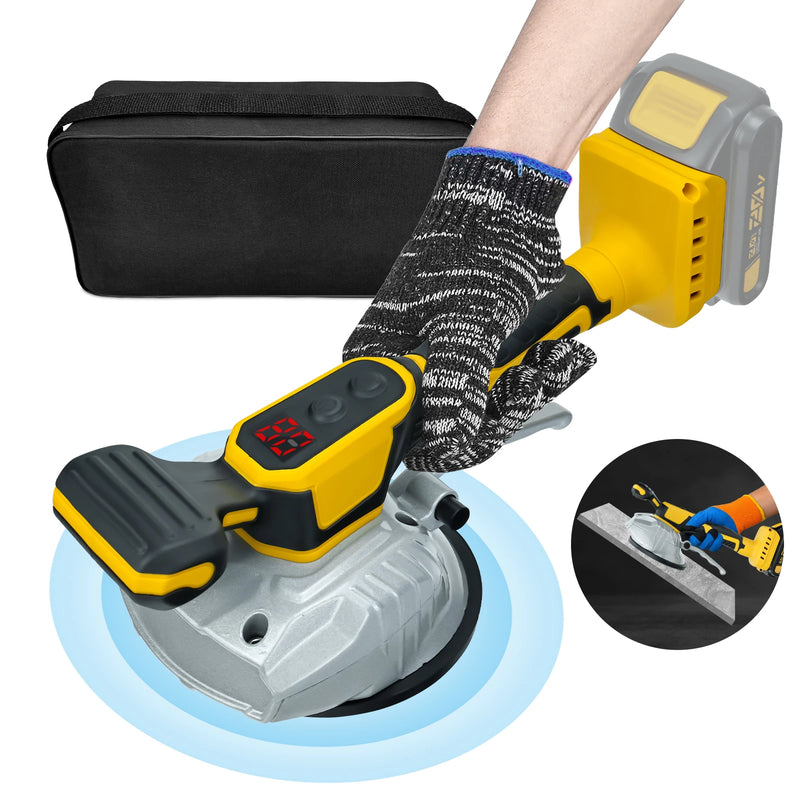 Cordless Tile Vibration Leveling Machine Digital Display 8 Adjustable Speed Tiler Vibrator Tool for Dewalt Battery (No Battery) in USA