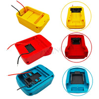 1PC DIY Adapter Converter Base Charging Head Shell For Makita/DeWalt/Milwaukee 18V Lithium Battery Connector Power Socket in USA