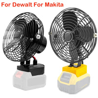 Portable Work Fan For Makita/Dewalt 18V Battery Outdoor Camping 7 inches Electric Workshop Jobsite Working Strong Wind Home in USA