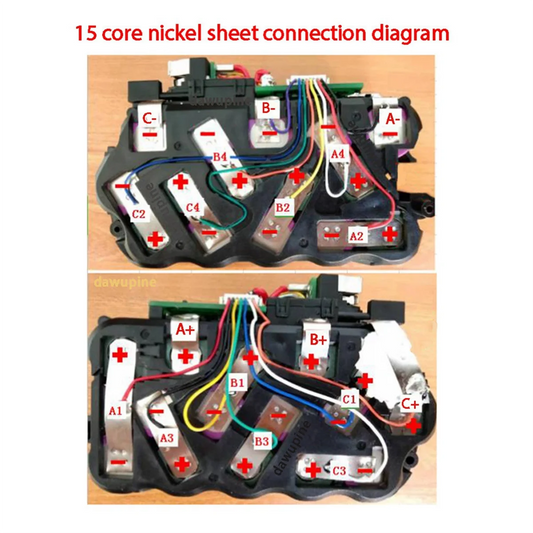 DCB609 Circuit Board+Case Kit for DeWalt 20V 60V FlexVolt DCB612 15X18650 Li-Ion Battery Charging Protection Board Kit in USA