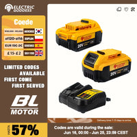 Electric Goddess New High-Performance Lithium Battery Long Endurance Large Capacity Compatible For Dewalt 20V battery in USA