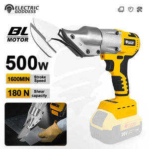 EG Cordless Electric Iron Scissors Professional Cutting Carbon Steel Tool Rechargeable Sheet Shear Cutter For Dewalt 20V Battery in USA