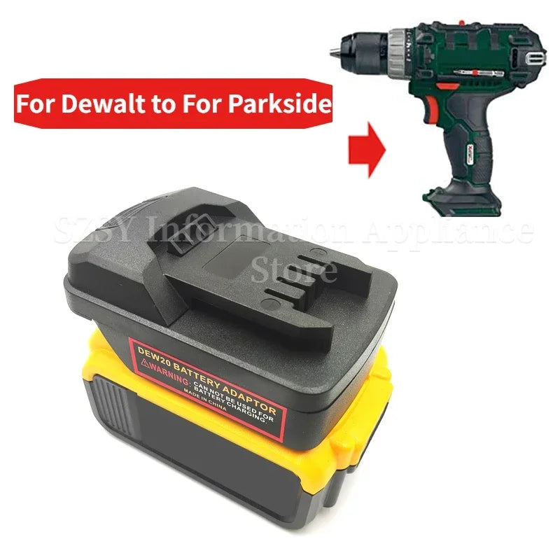 Battery Adapter For Dewalt 18V/20V Li-Ion Battery to For Parkside PAP20A1 PAP20A3 Batteries For Parkside 20V battery tools Use in USA