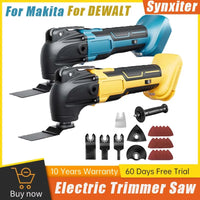 Cordless Oscillating Multi Function Tool For Makita For DEWALT 18V Battery 6 Gears Electric Saw Trimmer Shovel Cutting Saw Tools in USA