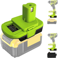 Battery Adapter for Dewalt 18V/20V for Milwaukee 18V Li-ion Battery Convert to for Ryobi 18V Cordless Power Drill/Driver Tools in USA