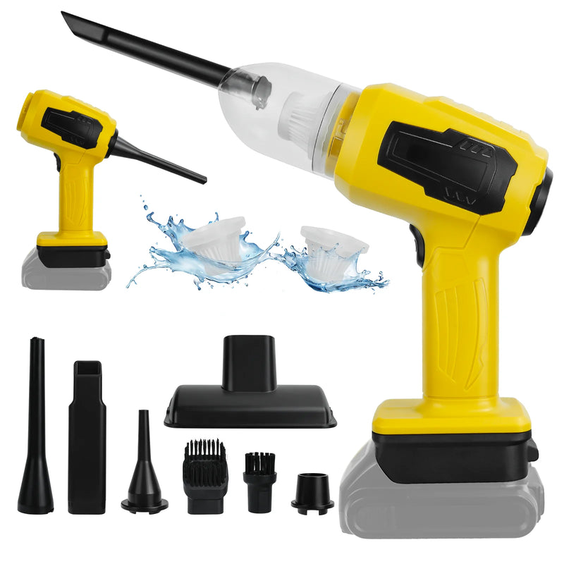 Handheld Car Vacuum Cleaner 2-in-1 Cordless Mini Vacuum Cleaner and Air Duster 10kPa Suction for Dewalt 20V Battery (No Battery) in USA