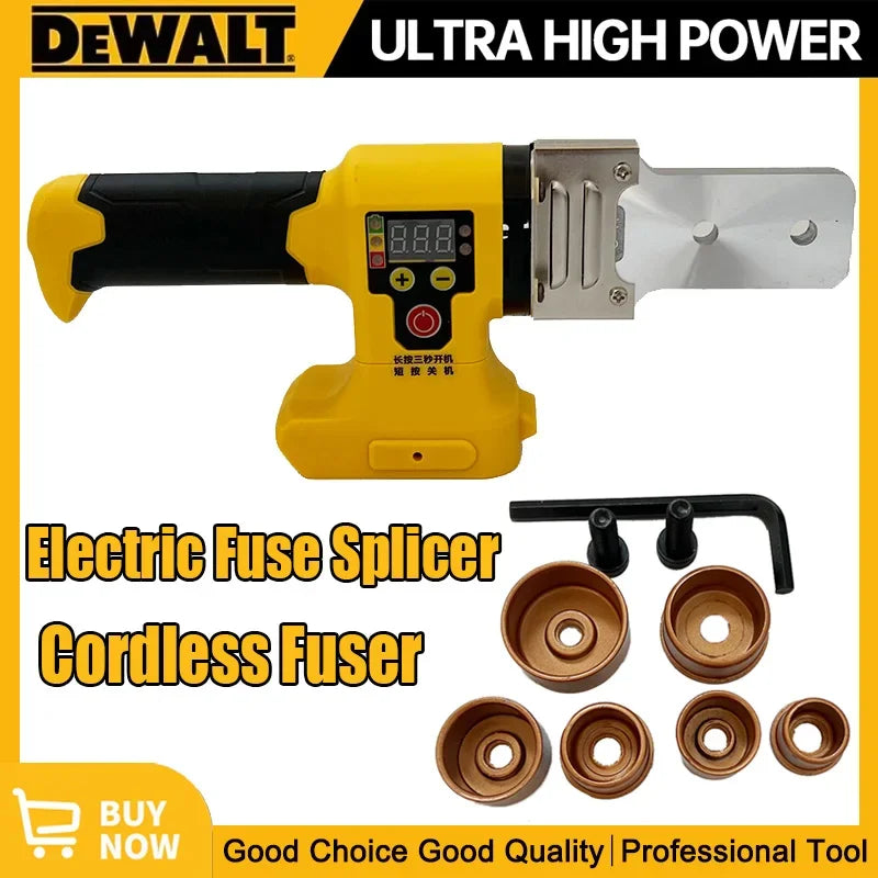 Dewalt Electric Fuser Fuse Splicer Pipe Welding Machine Cordless Fuser PPR PE Soldering Iron Plastic Tube PP Heating Hot Melt in USA