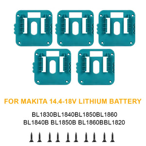 1/5PCS Battery Holder Storage Rack for Dewalt 18V 20V Li-ion Battery DCB203 DCB205,Wall Mount Battery Dock for Workbench in USA