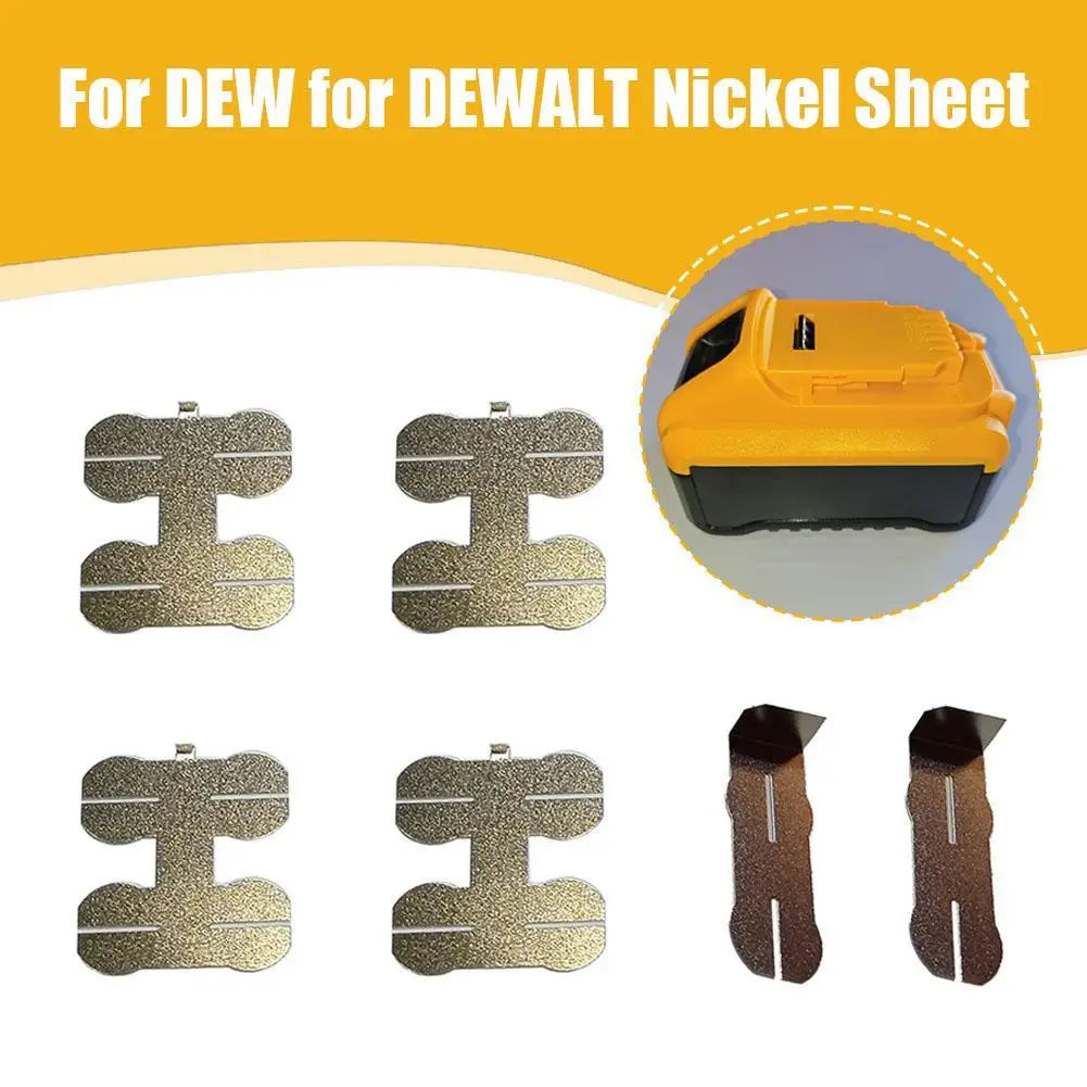 1 Set For DEW For DEWALT 20V Tool Battery DCB208 8.0AH Nickel Sheet Replacement Thickness Special Nickel Sheet High Quality in USA