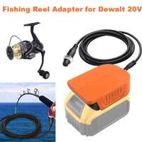Fishing Reel Adapter Power Cord Cable for Dewalt 20V 60V Battery Charger for Daiwa Seaborg 1200MJ 800MJ Electric Fishing Reels in USA