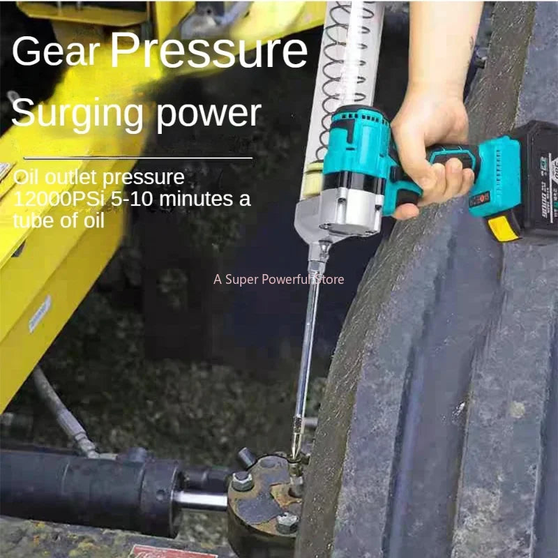 800CC Wireless Fully Automatic High-Pressure Excavator Specific Grease Gun Fit Makita/Dewalt 18V Battery Electric Grease Gun in USA
