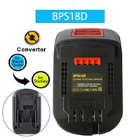 BPS18D Adapter for Black & Decker Stanley Convert battery to Dewalt Nickel Battery Power Tools Use in USA