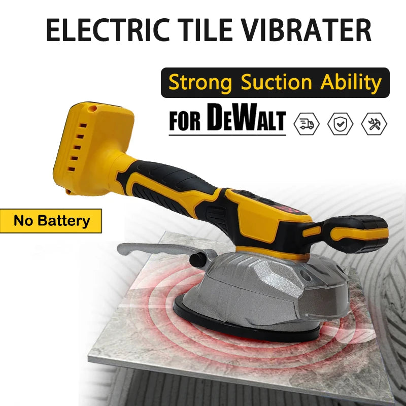 Tile Tiling Machine High Loading Capacity Wall Floor Tile Laying Vibrating Tool  8 Adjustable Fit Dewalt 18V Battery(No Battery) in USA