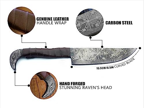 Camping Viking Knife: Carbon Steel Beauty For Amazon FBA