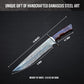 BIGCAT ROAR 14″ Handmade Damascus Hunting Knife 