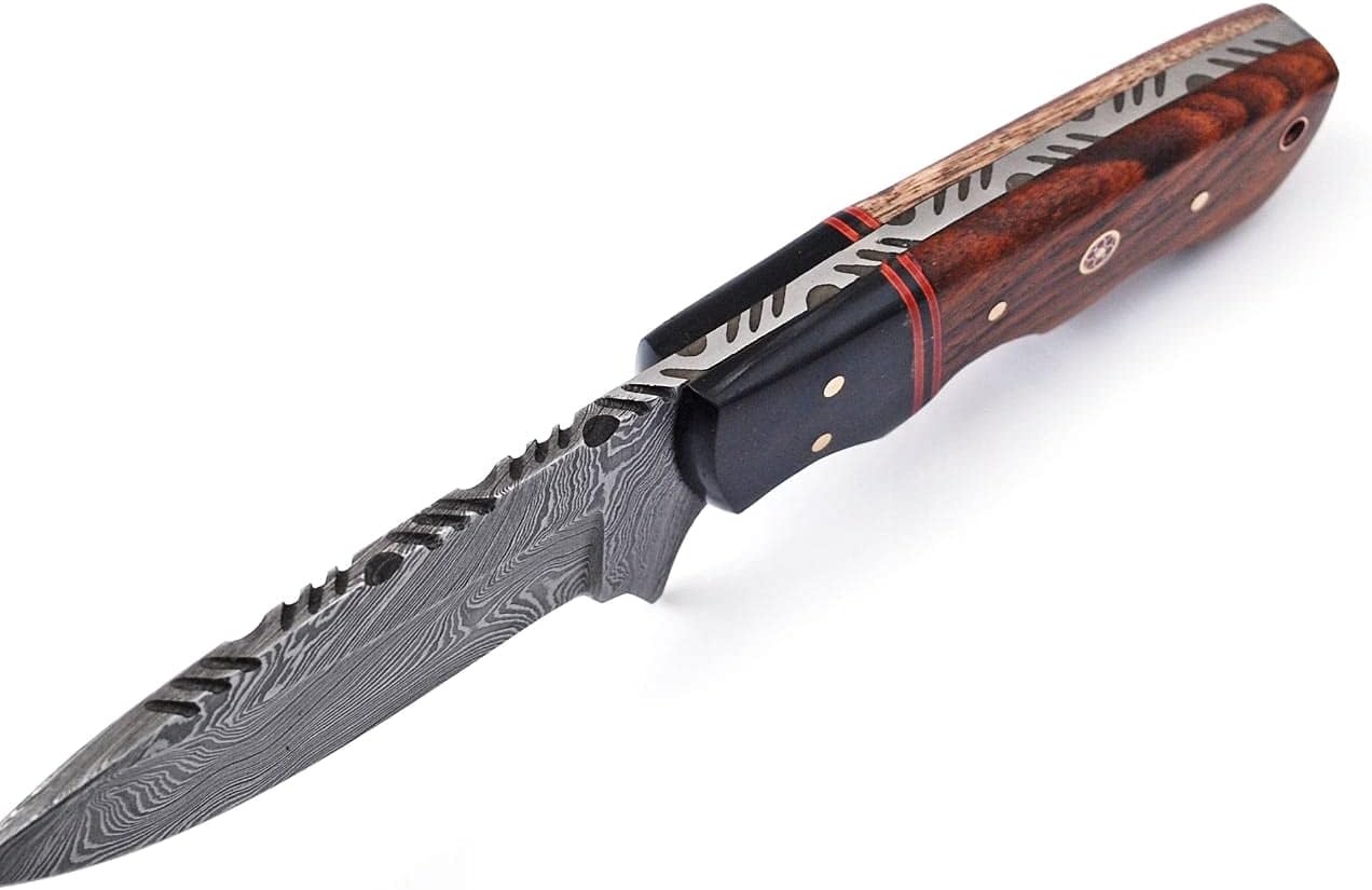 NIFDO Merchants Knives Custom Handmade Hunting Knife Damascus Steel Survival Knife Amazon FBA Product