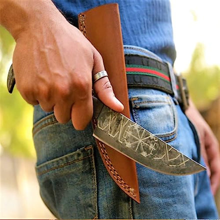 Camping Viking Knife: Carbon Steel Beauty For Amazon FBA