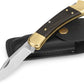 Buck Folding Hunter Ebony & Brass Perfection For Amazon FBA