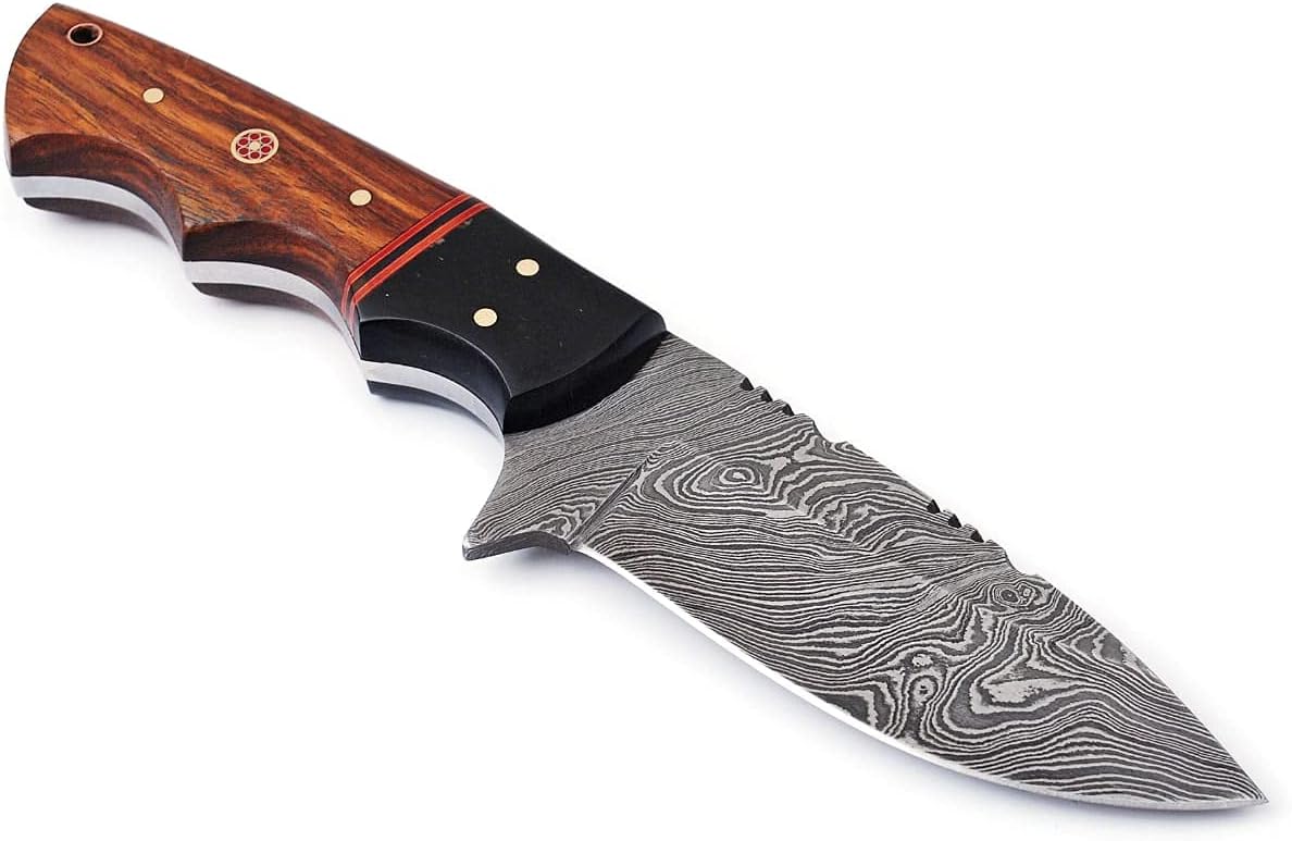 NIFDO Merchants Knives Custom Handmade Hunting Knife Damascus Steel Survival Knife Amazon FBA Product