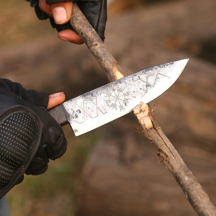 Viking Knife with Leather Sheath for Amazon FBA in USA