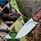 Nifdo Amazon Dropshipping Hunting Knife with Wooden Handle, Fixed Blade Tracker Knife Amazon FBA Product