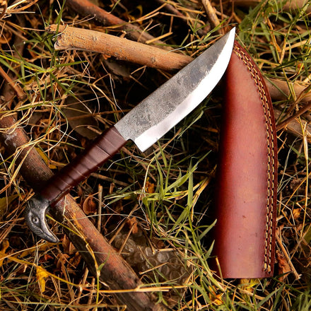 Viking Knife with Leather Sheath for Amazon FBA in USA