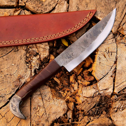 Viking Knife with Leather Sheath for Amazon FBA in USA