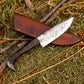 Viking Knife with Leather Sheath for Amazon FBA in USA