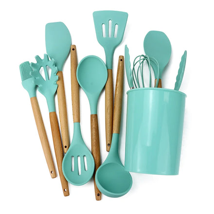 12-Piece Silicone Utensil Set For Amazon FBA