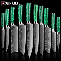 Japanese-Inspired Mastery Stainless Steel Kitchen Knife Set For amazon FBA