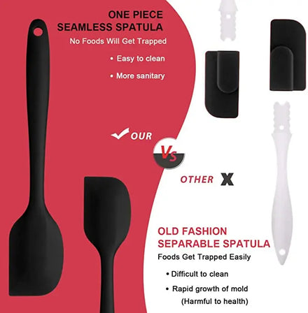 Silicone Spatula Set and Cake Tools For Amazon Dropship