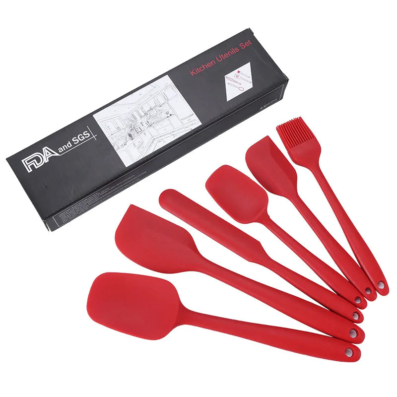 Silicone Spatula Set and Cake Tools