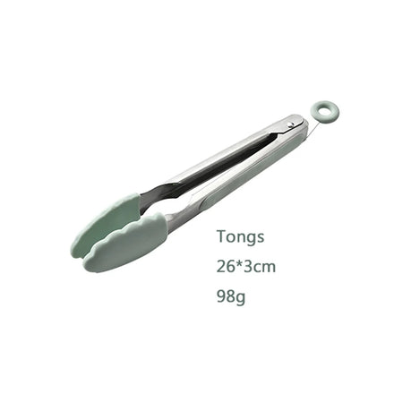 Silicone Kitchen Utensil Set with Wooden Handles For Amazon dropshipping