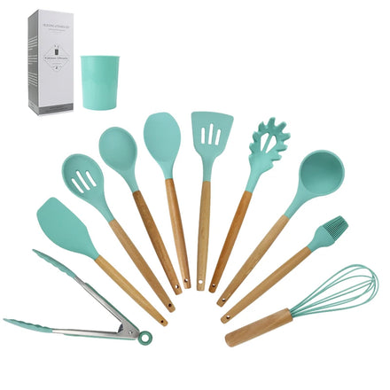 12-Piece Silicone Utensil Set For Amazon FBA