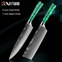 Japanese-Inspired Mastery Stainless Steel Kitchen Knife Set For amazon FBA