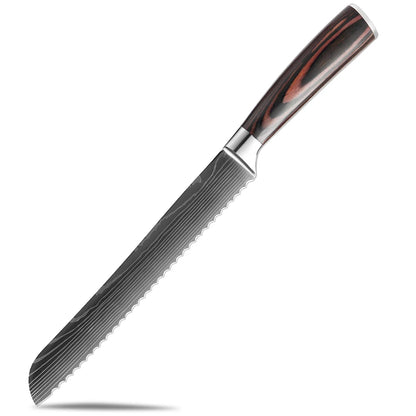 japanese Damascus Chef Knife Set