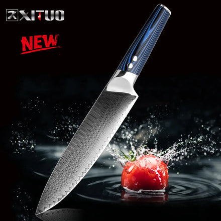 Slicing Damascus Steel Japanese Chef Knife Product for amazon FBA