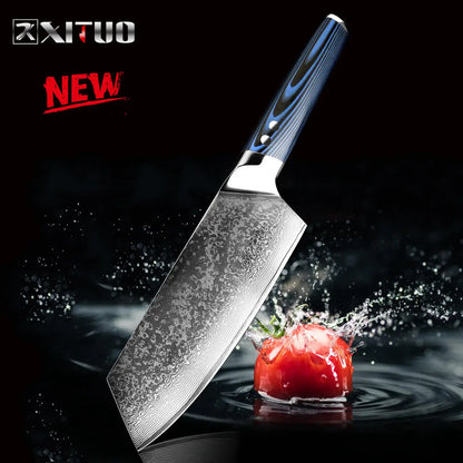 Chef Knife Damascus Steel vg10 Japanese Knife