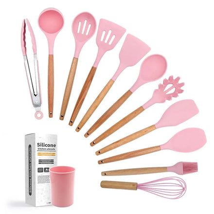 12-Piece Silicone Utensil Set For Amazon FBA