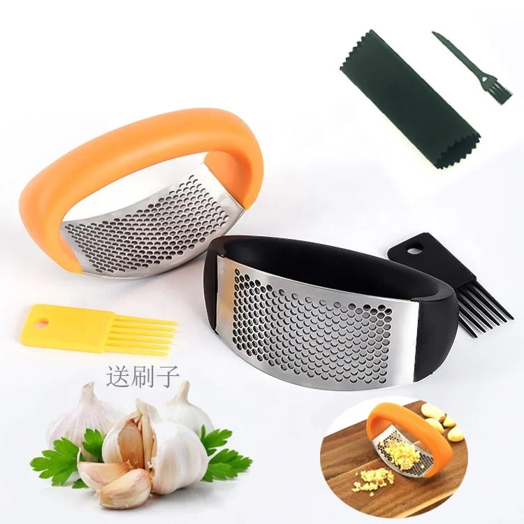 Stainless Steel Press & Peeler Set