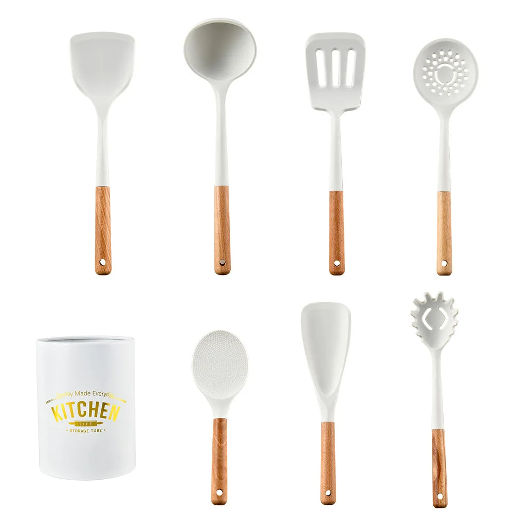 Silicone Elegance: 13-Piece Kitchen Tools for amazon FBA