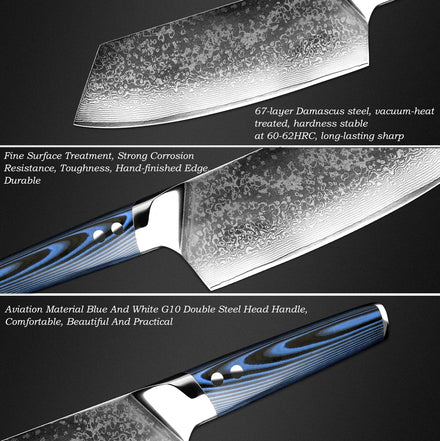 Slicing Damascus Steel Japanese Chef Knife Product for amazon FBA